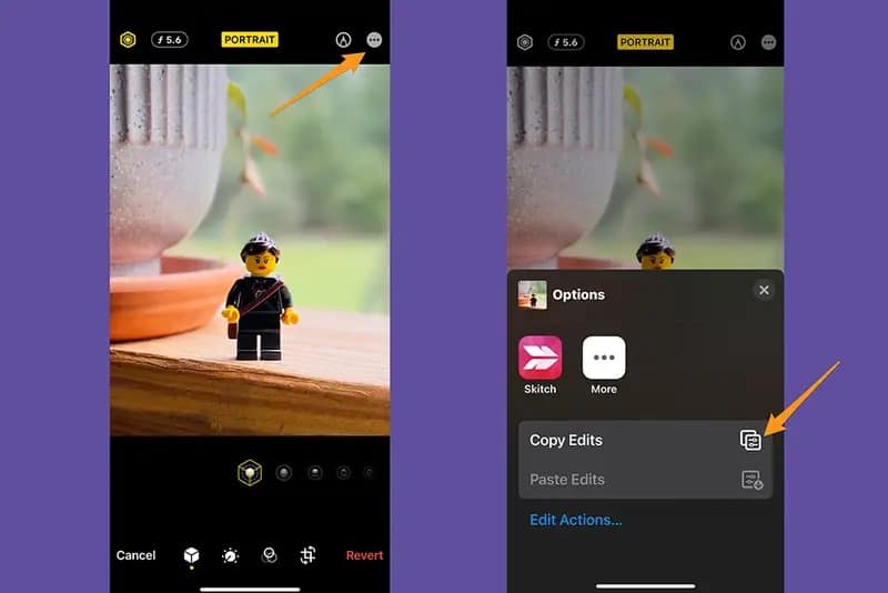 كانت التعديلات مثالية في هذه الصورة ويجب تطبيقها على الصور المشابهة. صورة الشاشة: شركة آبل، ديبي وولف