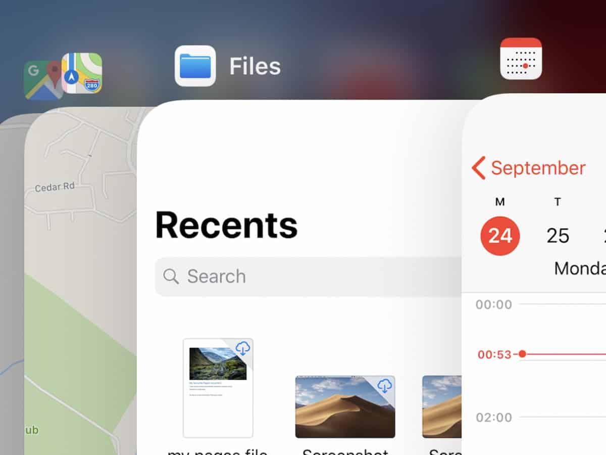 الإيماءات في هواتف الآيفون والأندرويد