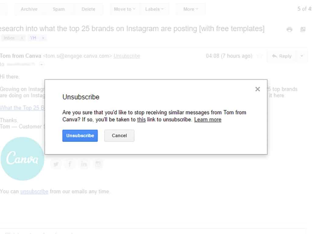 تنظيم جيميل