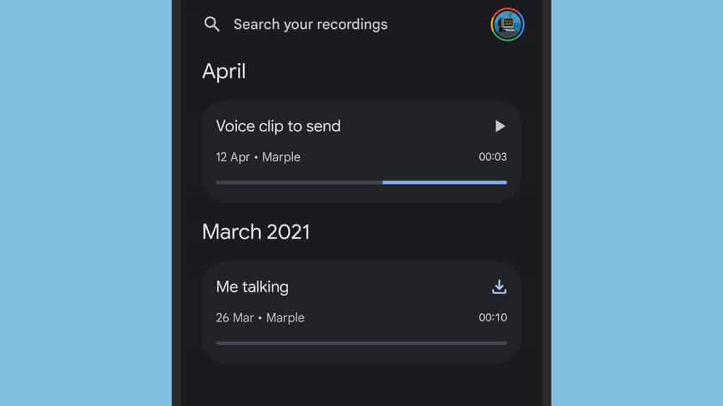 كيفية إرسال رسائل صوتية عندما لا يسمح التطبيق بذلك
