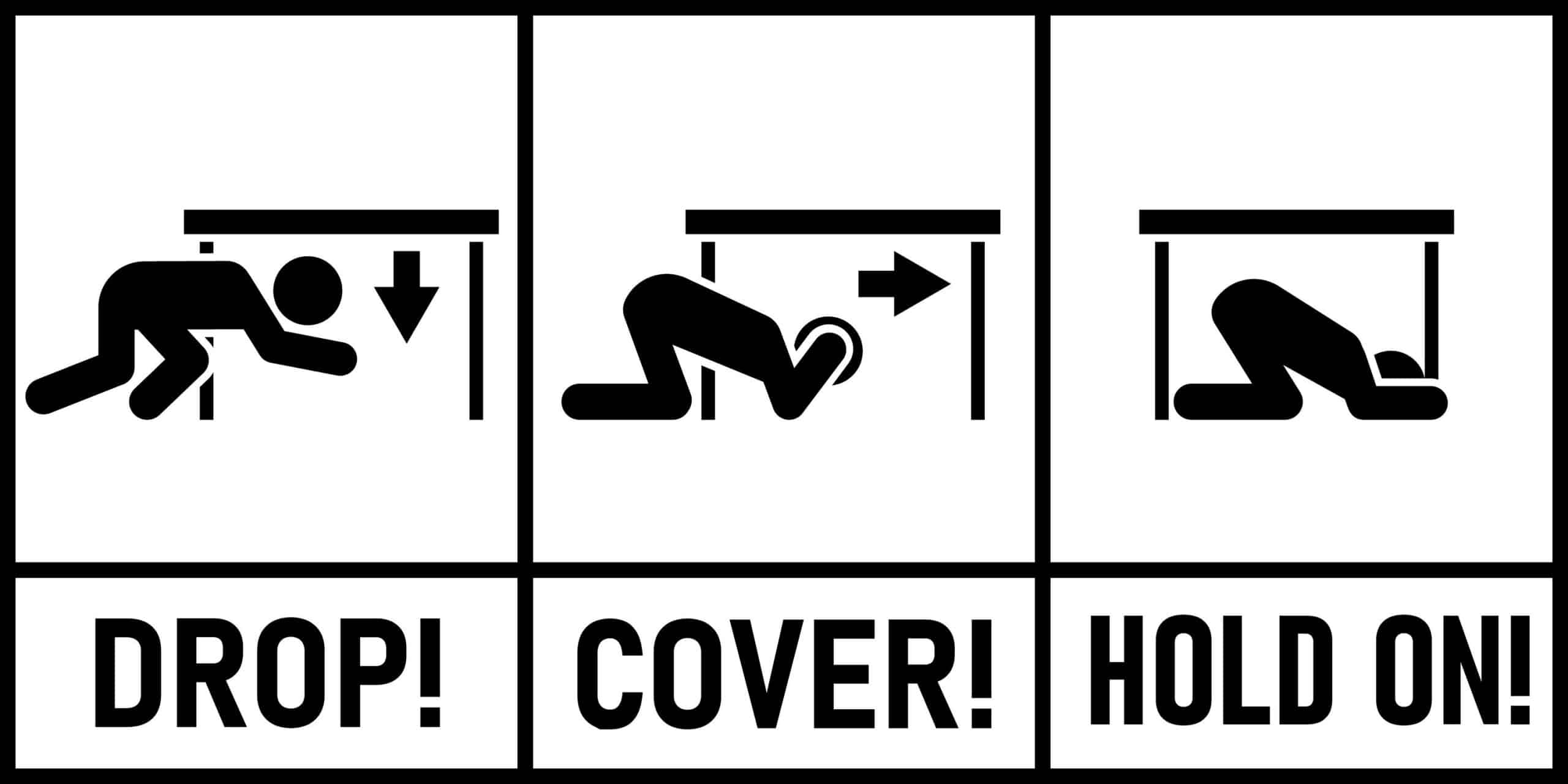 انخفض، احمِ رأسك، تمسّك: هي الخطوات التي يجب القيام بها مباشرة عند حدوث زلزال